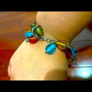 Bracelet, necklace, and hair accessories